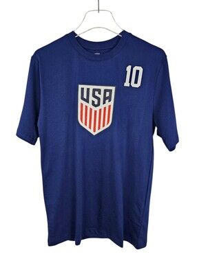 USA Soccer Men's United States Soccer Federation Tee in Navy Blue NWT